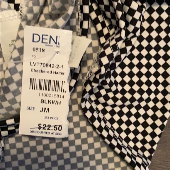 Checkered halter tank - Picture 3 of 3